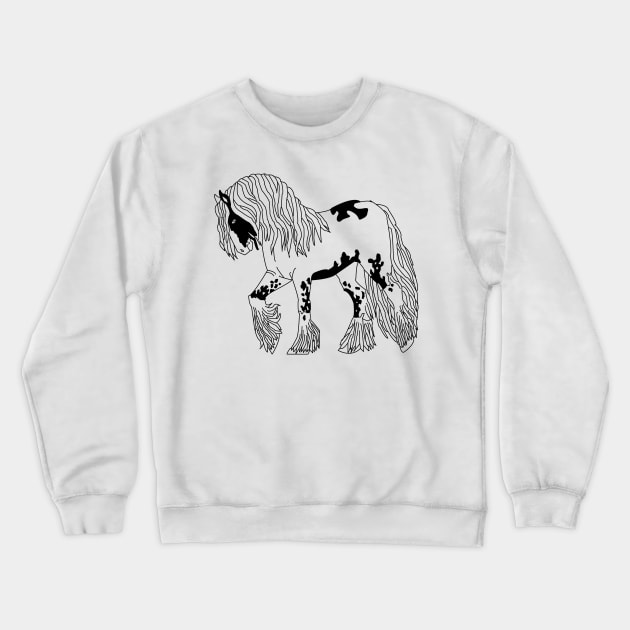 Tinker love horse pony Crewneck Sweatshirt by Shadowbyte91